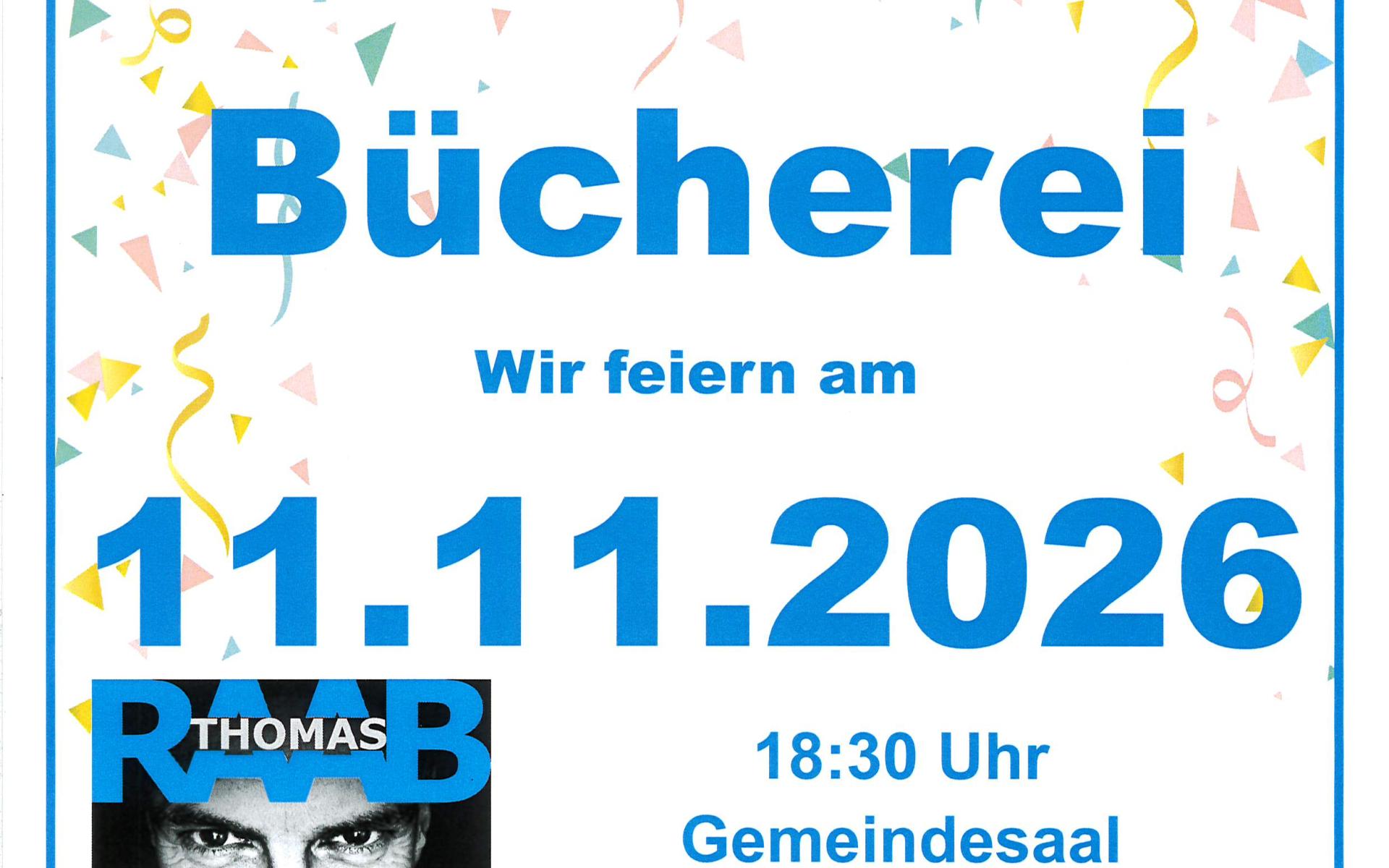 11 Jahre Feier Bücherei