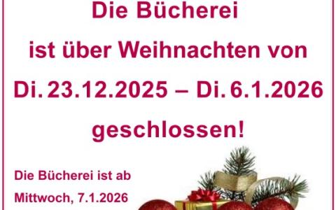 Weihnachten geschlossen